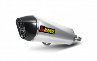 Akrapovic Slip-on Line RVS met E-keur Gilera Fuoco 500 2007-2016